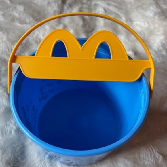 McDonald's Halloween Trick or Treat Blue Boo Bucket with Stickers 2024 New - Picture 6 of 10